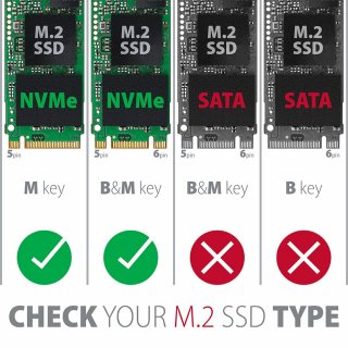 Axagon EEM2-GTO Type-C 3.2 NVMe M.2 SSD 10Gbit/s külső ház