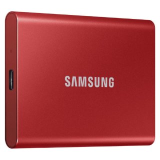 Samsung 1000GB USB 3.2 piros T7 külső SSD