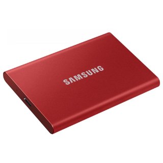 Samsung 1000GB USB 3.2 piros T7 külső SSD