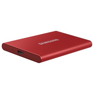 Samsung 1000GB USB 3.2 piros T7 külső SSD