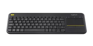 Logitech K400 Plus érintőpaddal ellátott billentyűzet(HU) - Fekete