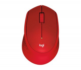 Logitech M330 Silent Plus vezeték nélküli egér - Piros