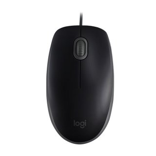 Logitech B110 Optical Silent USB Mouse - Fekete