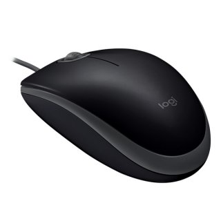 Logitech B110 Optical Silent USB Mouse - Fekete