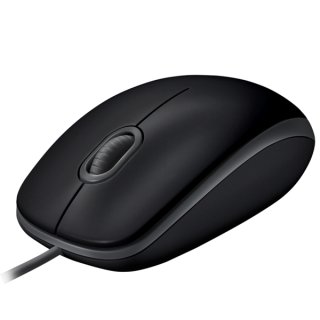 Logitech B110 Optical Silent USB Mouse - Fekete