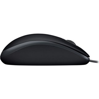 Logitech B110 Optical Silent USB Mouse - Fekete