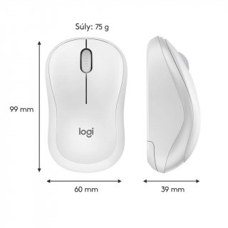 Logitech M220 Silent vezeték nélküli egér - Fehér