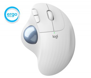 Logitech Ergo M575 Vezeték nélküli hanyattegér - piszkosfehér