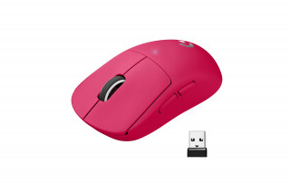 Logitech PRO X SUPERLIGHT - Pink - Vezeték Nélküli Gaming Egér