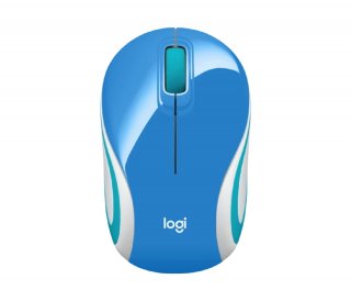 Logitech M187 mini vezeték nélküli egér - kék