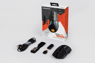 SteelSeries Rival 650 - Fekete - Vezeték Nélküli Gaming Egér