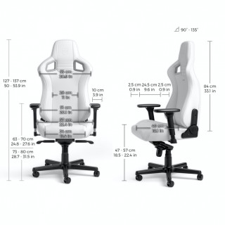 Noblechairs EPIC White Edition Gaming Szék