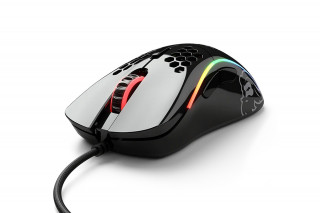 Glorious Model D Glossy - RGB Optikai Gaming Egér - Fényes Fekete