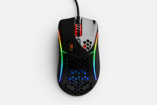 Glorious Model D- Glossy - RGB Optikai Gaming Egér - Fényes Fekete