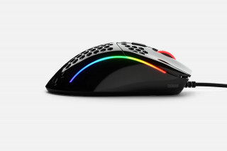 Glorious Model D- Glossy - RGB Optikai Gaming Egér - Fényes Fekete