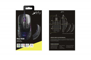 Xtrfy M42 RGB - Fekete - Gaming Egér