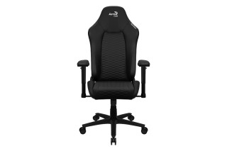 Aerocool CROWN Leatherette - All Black - Fekete - Gamer Szék