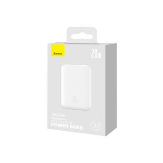 Baseus Magnetic mini Powerbank 10000mAh 20W Fehér