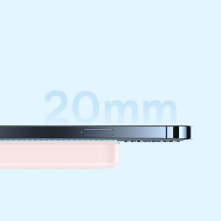 Baseus Magnetic mini Powerbank 10000mAh 20W Rózsaszín