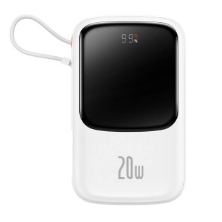 Baseus Qpow Pro Powerbank 10000mAh 20W Fehér