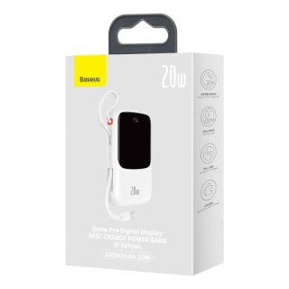 Baseus Qpow Pro Powerbank 10000mAh 20W Fehér