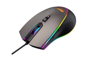Havit MS1017 - Ochre (Szürke) - RGB Gaming Egér