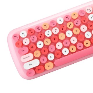 MOFII Candy 2.4G Vezeték nélküli billentyűzet + egér készlet - pink