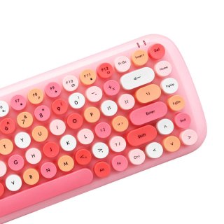 MOFII Candy 2.4G Vezeték nélküli billentyűzet + egér készlet - pink