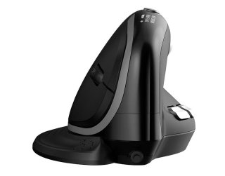 Delux M618XSD vezeték nélküli vertikális, ergonomikus egér Bluetooth + 2.4GHz RGB - Fekete