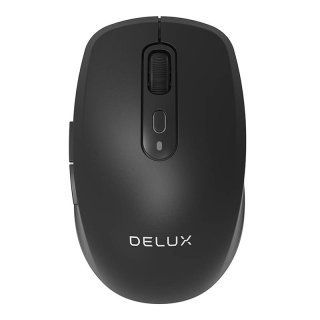 Delux M523DB vezeték nélküli egér Bluetooth + 2.4GHz - Fekete