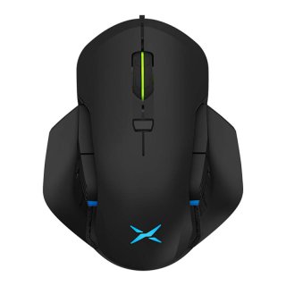 Delux M627 vezeték nélküli gamer 2.4G RGB egér - Fekete