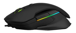 Delux M627 vezeték nélküli gamer 2.4G RGB egér - Fekete