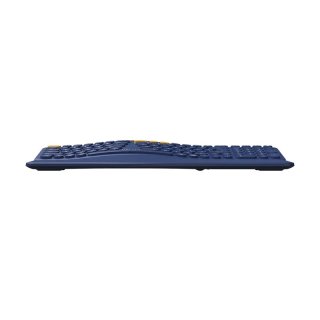 Delux GM903CV BT+2.4G Vezeték nélküli ergonomikus billentyűzet (kék)