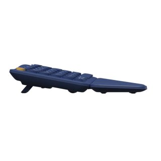 Delux GM903CV BT+2.4G Vezeték nélküli ergonomikus billentyűzet (kék)