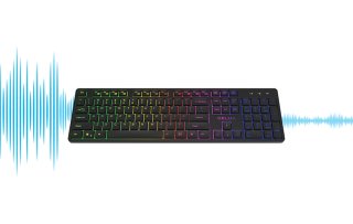 Delux SK800GL 2.4G Silent RGB Vezeték nélküli billentyűzet
