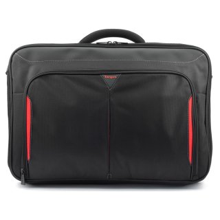 TARGUS Notebook táska Briefcase / Classic 14" Clamshell Case - Black/Red