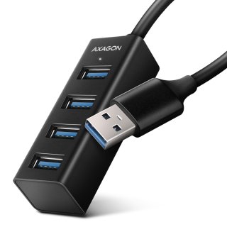 Axagon HUE-M1A 4 portos USB3.0 mini HUB - fekete