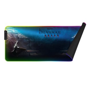 Konix Drakkar Hetland RGB XL Gamer Egérpad - színes