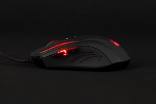 Konix Drakkar Shaman Vezetékes Gamer Egér - Fekete-Piros