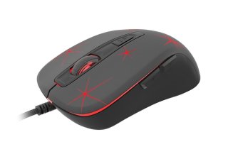 Genesis Krypton 110 Optikai gamer egér 2400 DPI fekete - piros