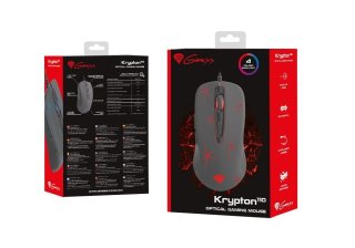 Genesis Krypton 110 Optikai gamer egér 2400 DPI fekete - piros