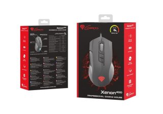 Genesis Xenon 400 Gamer optikai egér 5200 DPI, szoftverrel, fekete