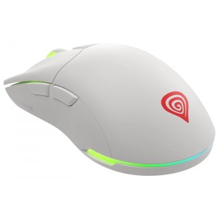 Genesis Zircon X Vezeték nélküli gamer egér Jubileumi kiadás 19000DPI, fehér