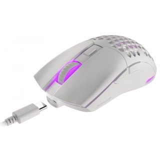 Genesis Zircon X Vezeték nélküli gamer egér Jubileumi kiadás 19000DPI, fehér