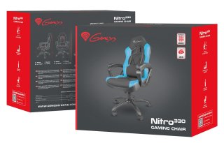 Genesis Nitro330 Gamer szék - fekete/kék