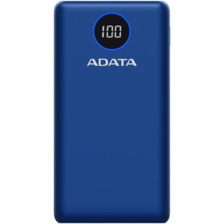 Adata P20000QCD Powerbank 20000mAh - Kék