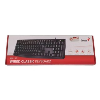 Genius KB-117 USB fekete billentyűzet