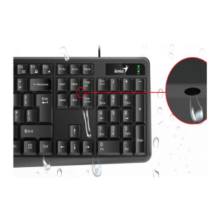 Genius KB-117 USB fekete billentyűzet