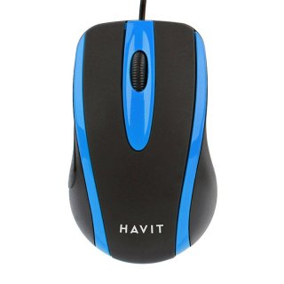 Havit MS753 Vezetékes Egér - Fekete/Kék