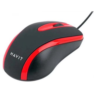 Havit MS753 Vezetékes Egér - Fekete/Piros